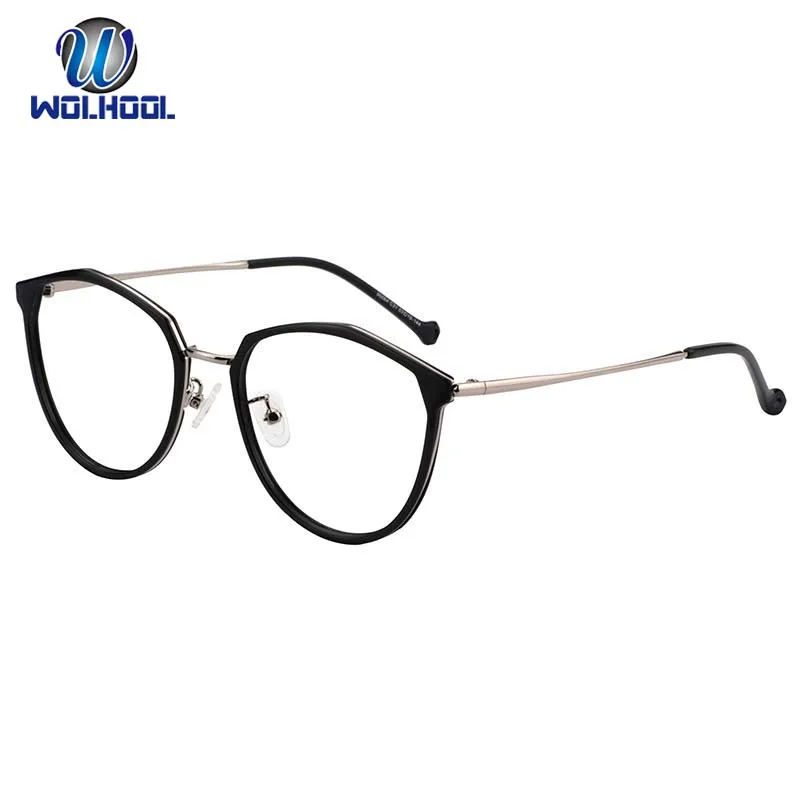 Women Plus Size Square Alloy Prescription Glasses Progressive Clear Lenses Womens Light Eyeglasses |
