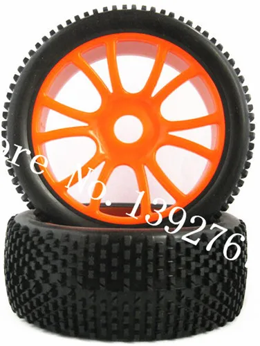 

2P RC Remote Control Car Buggy Tire HSP 112*43mm Hexagon Adapter 17mm For 1/8 Nitro Off Road Baja Rubber Tyre Tires & Wheel Rim