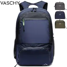 VASCHY походный рюкзак мужской легкий водостойкий складной рюкзак для путешествий с нагрудным ремнем для мужчин