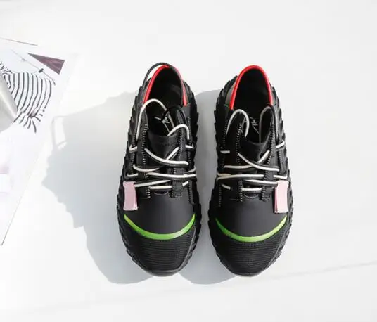 Luxe Picture Pour Trois Zapatos as 2019 Style Mode De Démissionnaire As Chaussures Décontractées Marque Cuir À Espadrilles Picture Lacets Femme Nouvelle Mujer Couleurs SwCEWqB