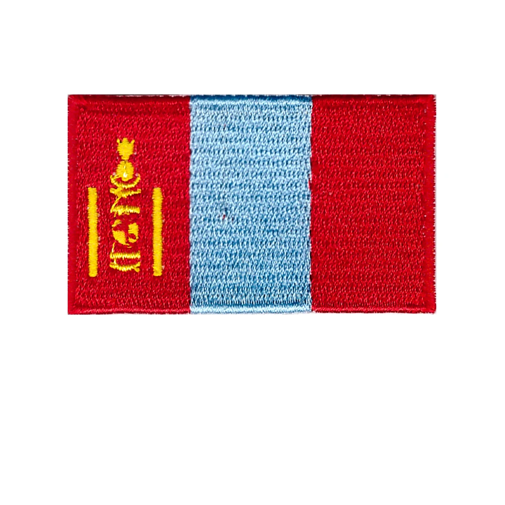 

Suitable for all kinds of clothes and trousers mongolia National flag embroidery patch tactics Military Embroidery patch