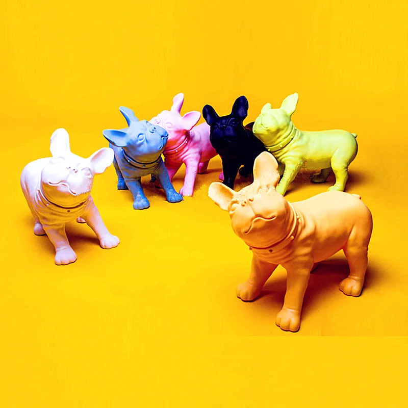 

Animals Simulation Bulldog Photography Showcase Decorations Props Cute Dogs Gift Purely Manual, Art, Crafts Living Room L2763