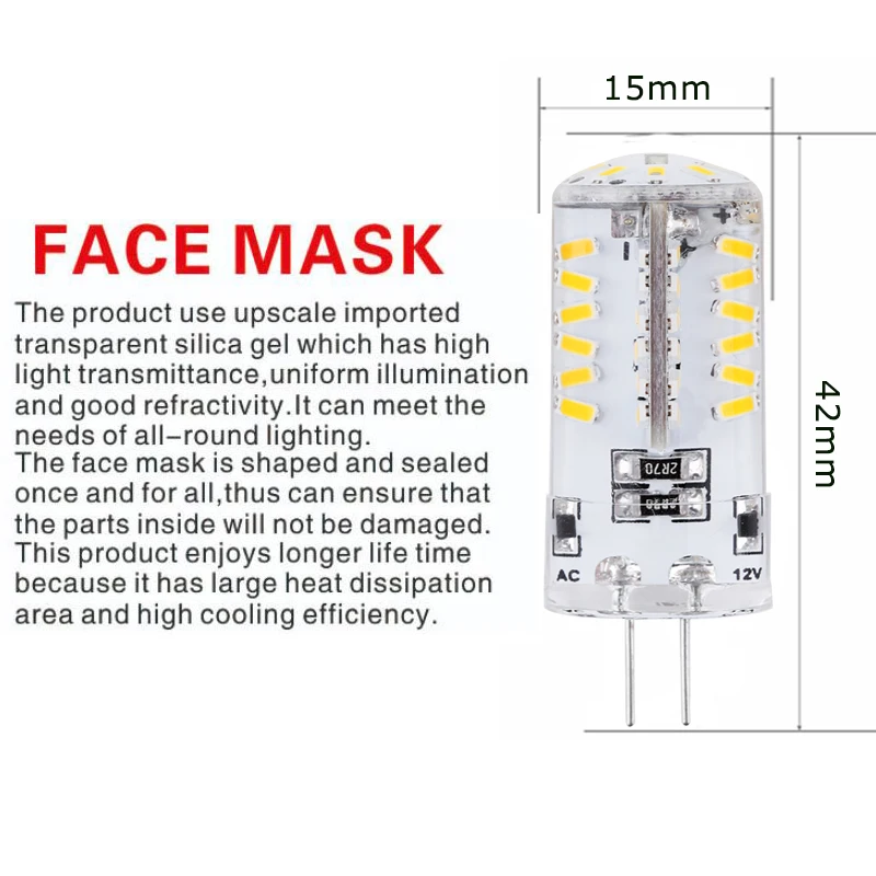 6 шт. G4 светодиодный 4000 К 12 В AC DC Mini светодиодный лампа лампада светодиодный лампы G4 3000 К 3014 SMD 360 Угол луча заменить 20 Вт 30 Вт G4 галогенные фары