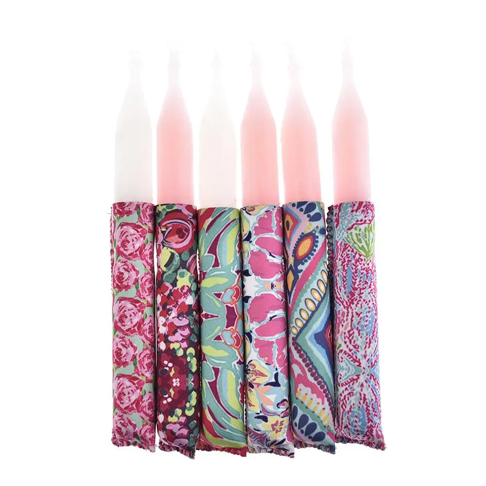 

6pcs Popsicle Cover Antifreeze Cuffs Can Be Reused Popsicle Holder Sleeve Summer Children's Must Party Home Accessories
