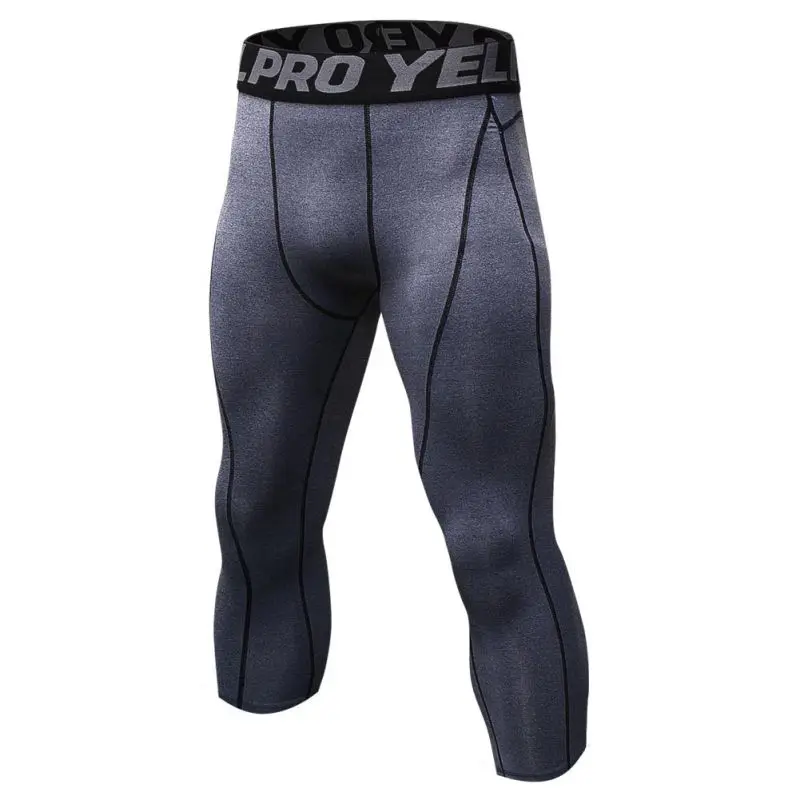 Calça De Compressão Masculina - Secagem Rápida - Treino E Esporte - Nylon E Elastano