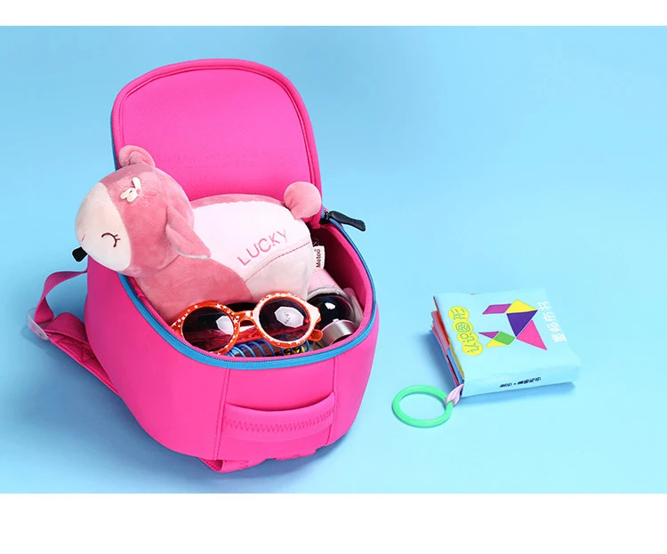 Школьный рюкзак для девочек от 1 до 3 лет, детский рюкзак с животными, школьный рюкзак с объемным кроликом для детей дошкольного возраста, рюкзак для мальчиков с мультипликационным принтом