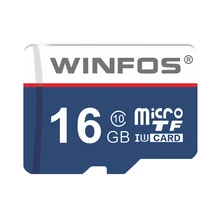 Winfos MicroSD карта 32 ГБ, карта памяти, Class10 карты памяти microsd карта памяти C10 мини SD карты SDHC/SDXC TF карты памяти на 16 Гб UHS-I полной производственной мощности