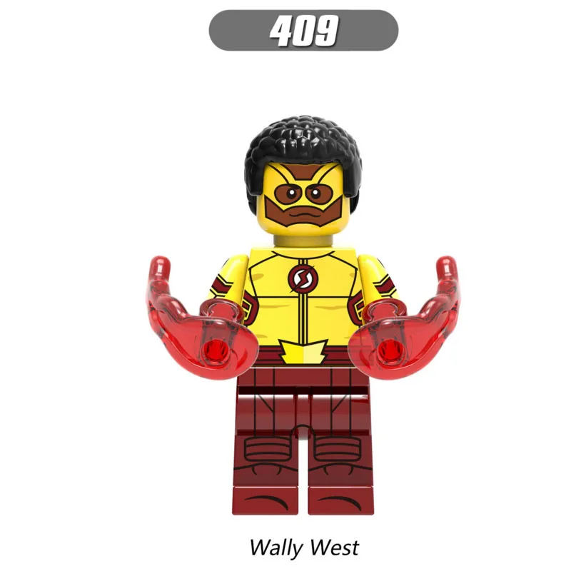 

Single Sale Super Heroes Star Wars 409 Wally West The Flash Building Blocks Figure Brick Toy kids gift Compatible Legoed Ninjaed