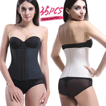 

35pcs to france Latex Waist Trainer Slimming Underwear Cincher Corset Slimming Belt Modeling Strap Shapers