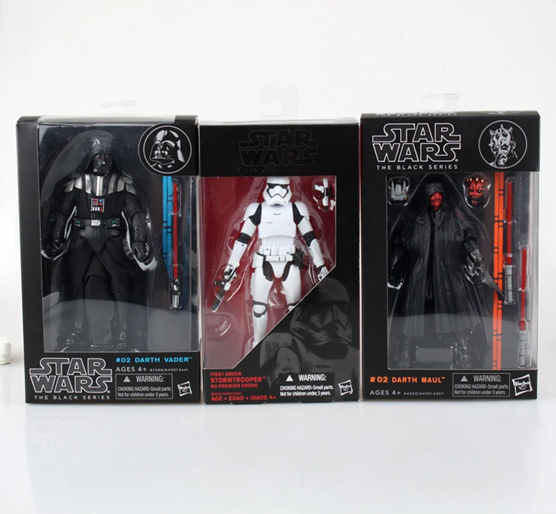 6 дюймов 17 см Звездные войны фигурка черная серия 06 03 Sandtrooper 02 Darth Maul Фигурки игрушки