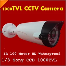 Newest 1/3″ SONY CCD HD 1000TVL Waterproof Outdoor Security Camera Surveillance IR CCTV Camera Night Vision