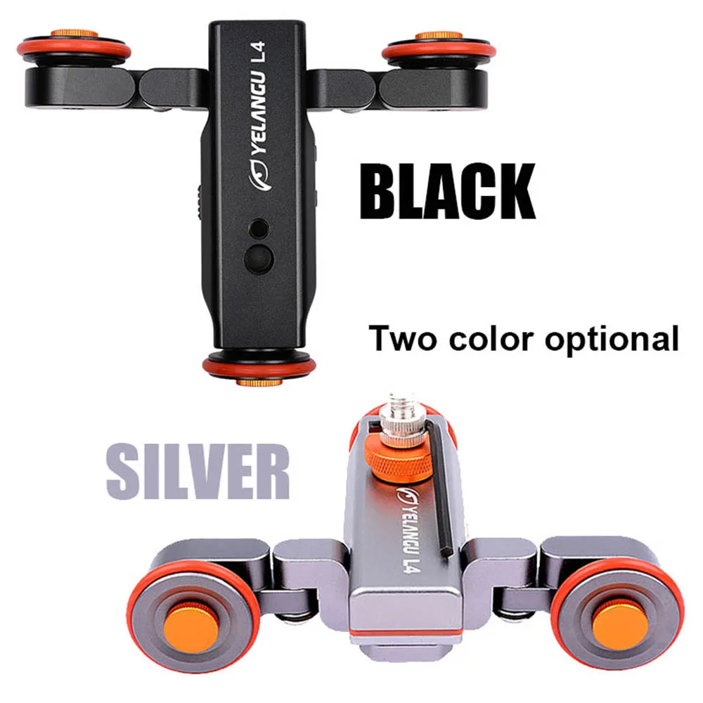 Yelangu L4 Motorized Dolly Slider Remote Control Electric Video Rail Track Slider For Phone DSLR Camera Smartphone iphone Gopro Yelangu L4 Motorized Dolly Slider Remote Control Electric Video Rail Track Slider For Phone DSLR Camera Smartphone iphone Gopro