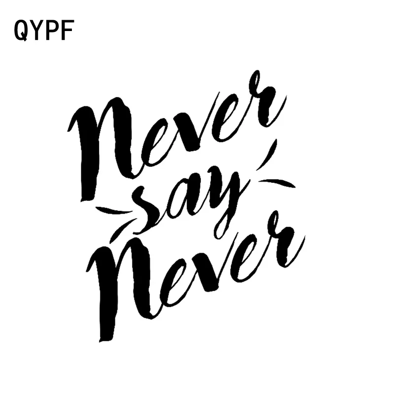 QYPF 14 см * 16 1 модный виниловый высококачественный автомобильный стикер никогда не