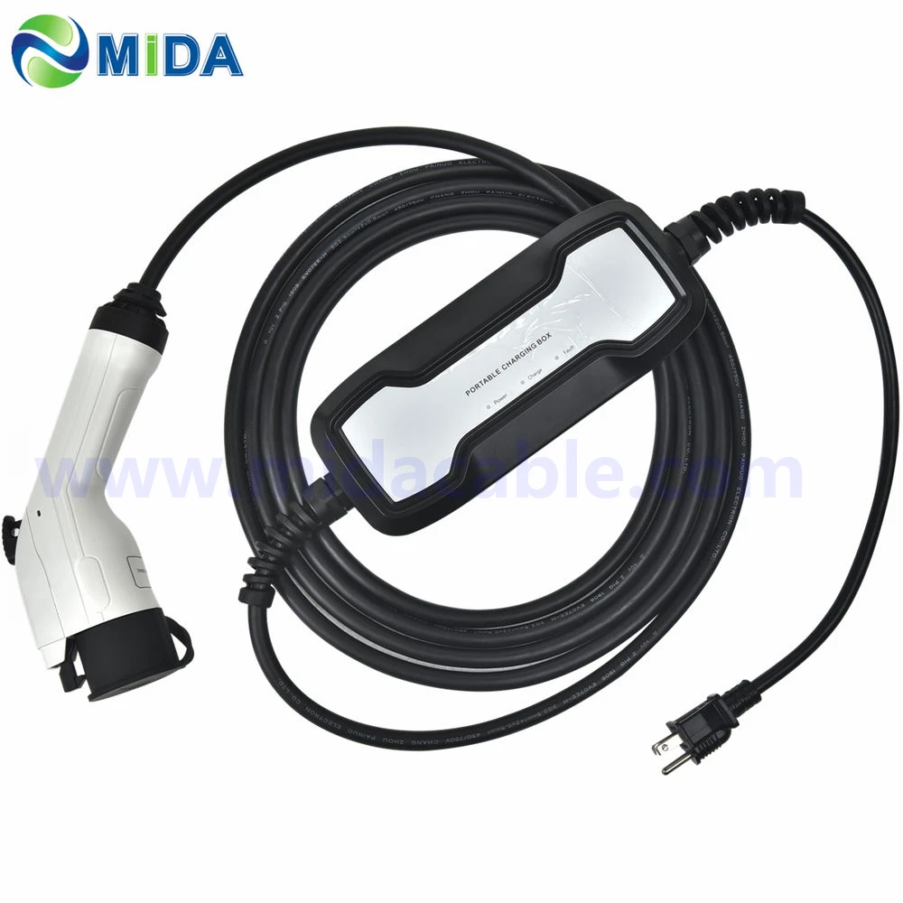 Cargador tipo 1 Nissan e-nv200 UK 3 Pin Enchufe 5m Ev Cable de carga