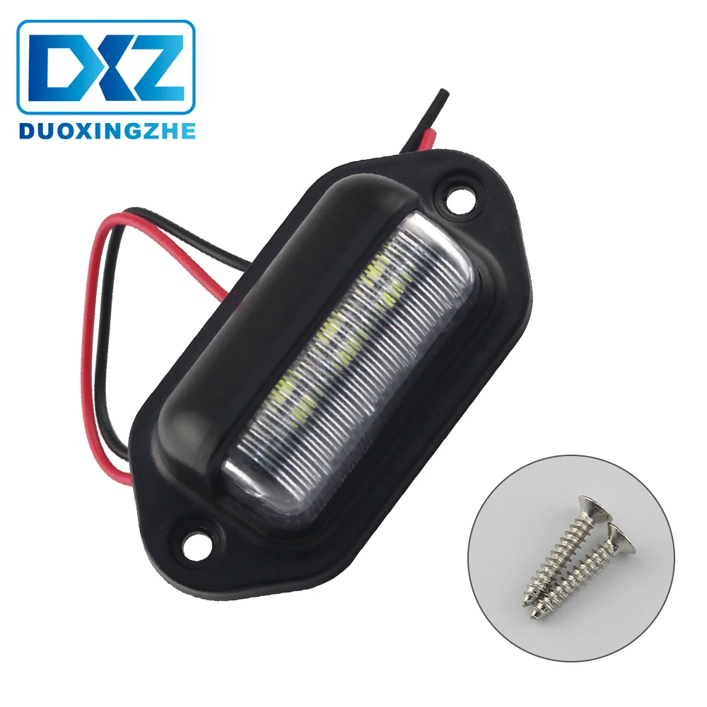 

DXZ 12V 24V Truck Number License Plate Light Tail Light Step Lamp Tag Light White For Boat RV Motorcycle Trailer Lorries Caravan