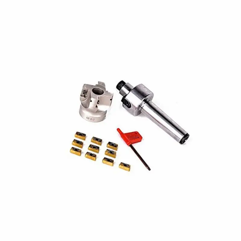 

New MT3-FMB22-M12 Toolholder 400R 50-22 Face Milling Cutter+10pcs APMT1604 Blade