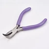 Carbon Steel Jewelry Pliers Bent Nose Pliers Polishing Jewelry Making Tools 12x7.2x0.9cm ► Photo 2/6