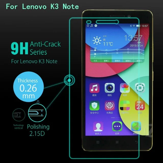 2.5D Закаленное стекло для Lenovo K3 Note Высококачественная защитная пленка