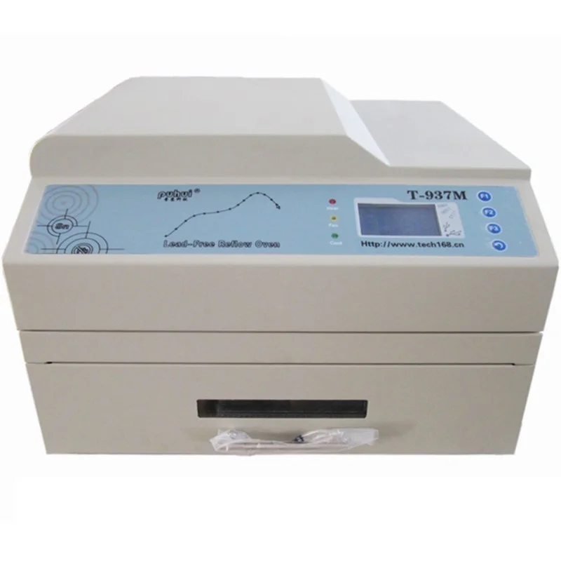 

Digital Reflow Oven Solder Soldering Machine T-937M PCB SMD BGA Paste flux Reflow Solder Paste Oven Station PUHUI T937M