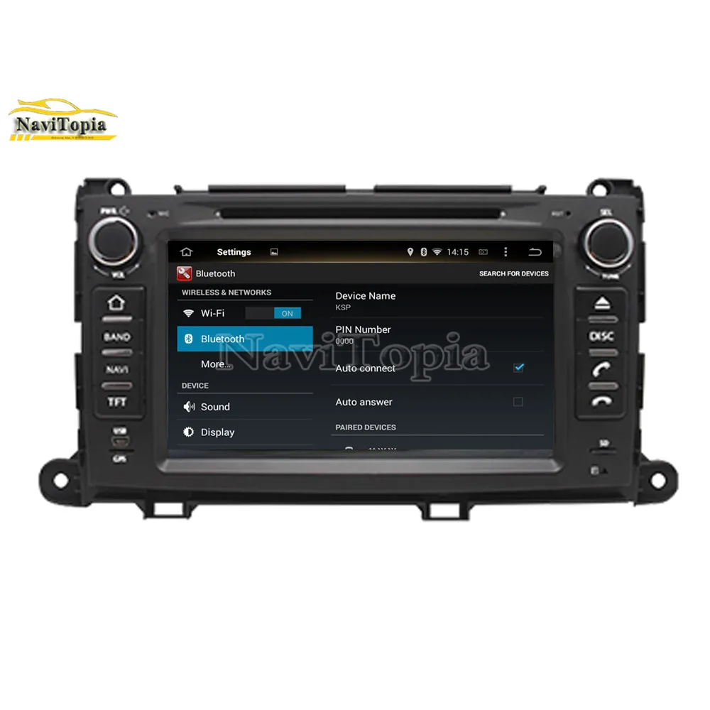 Discount NAVITOPIA 4G RAM 64G ROM PX6 Six Core Android 9.0 Car DVD GPS Navigation for Toyota Sienna/XL30 2013 2014 2015 2016 2017 2018- 13