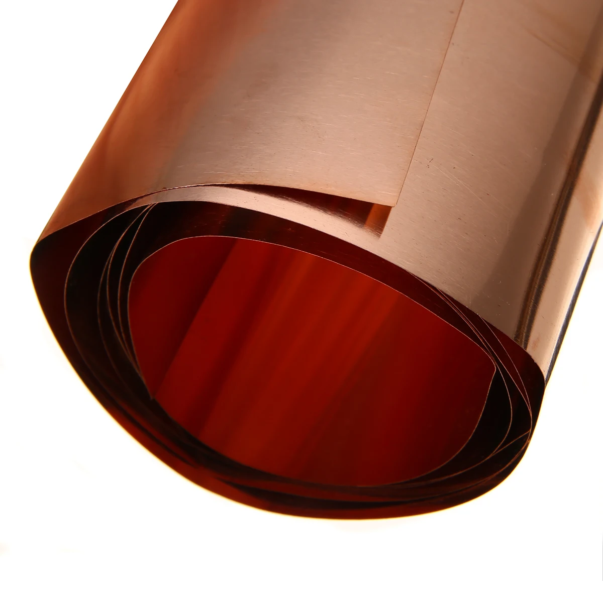 1pc 99.9% Pure Copper Cu Metal Sheet Foil Plate 200x1000mm 0.1mm Thickness For Power Tools