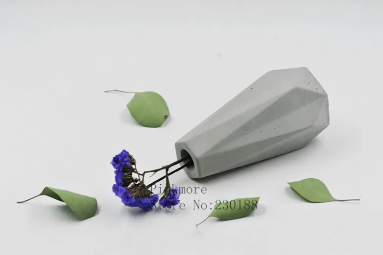 Stampo In Silicone Per Vasi In Cemento Fai Da Te - 2 Pezzi Forme Quadrata E Rotonda Per Decorazioni - Foto 4