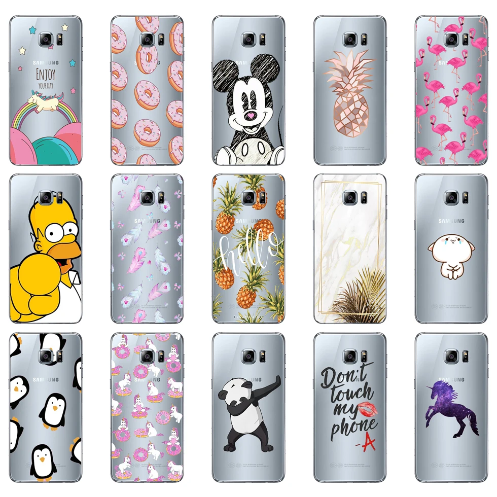 

07SX For Samsung Galaxy S7 egde case Cover for Samsung Galaxy S6 edge Case for Samsung S7 S6 G920F i9600 Cover Silicon Fundas