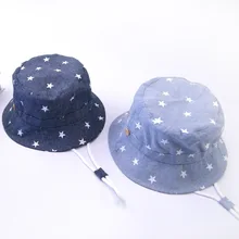 Новая шляпа-ведро, модные шапки для мальчиков и девочек с пятиконечной звездой, хлопковые уличные шапки в стиле хип-хоп, Панама, город, Боб