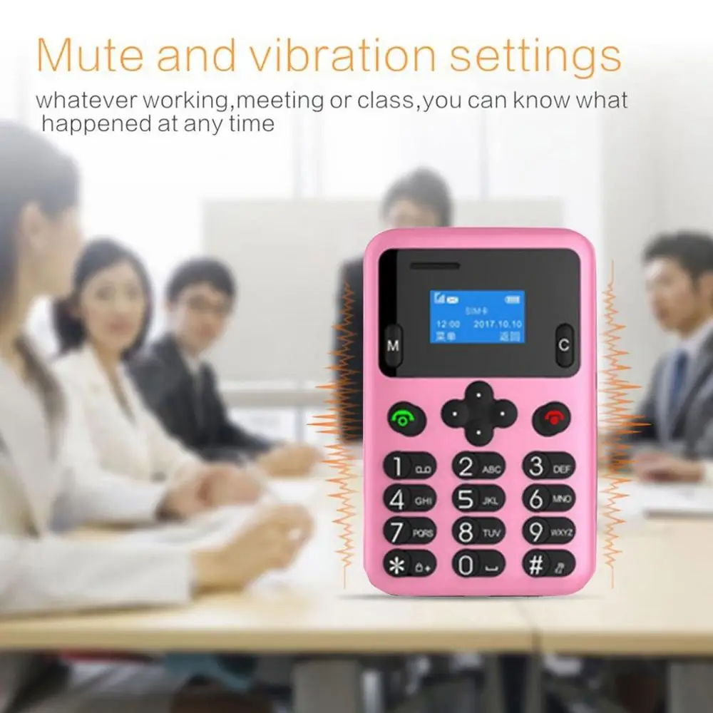 

A6-p Mini Card Mobile Phone China Unicom Ultra-thin Personality Mini Boys And Girls Primary Students Mobile Phone