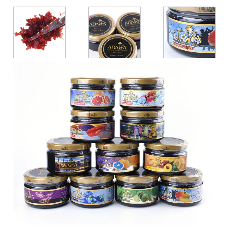 Adalya Fruit Flavor Shisha Hookah Glass France Chicha 250g Metal