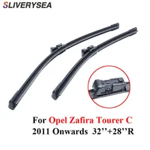 Professional Pair Windscreen Wiper Blades For Opel Zafira Tourer C 2011 Onwards 32''+28''R Natural Rubber Car Accessories plastic tail blades for r c helicopter 450 v2 v3 pair