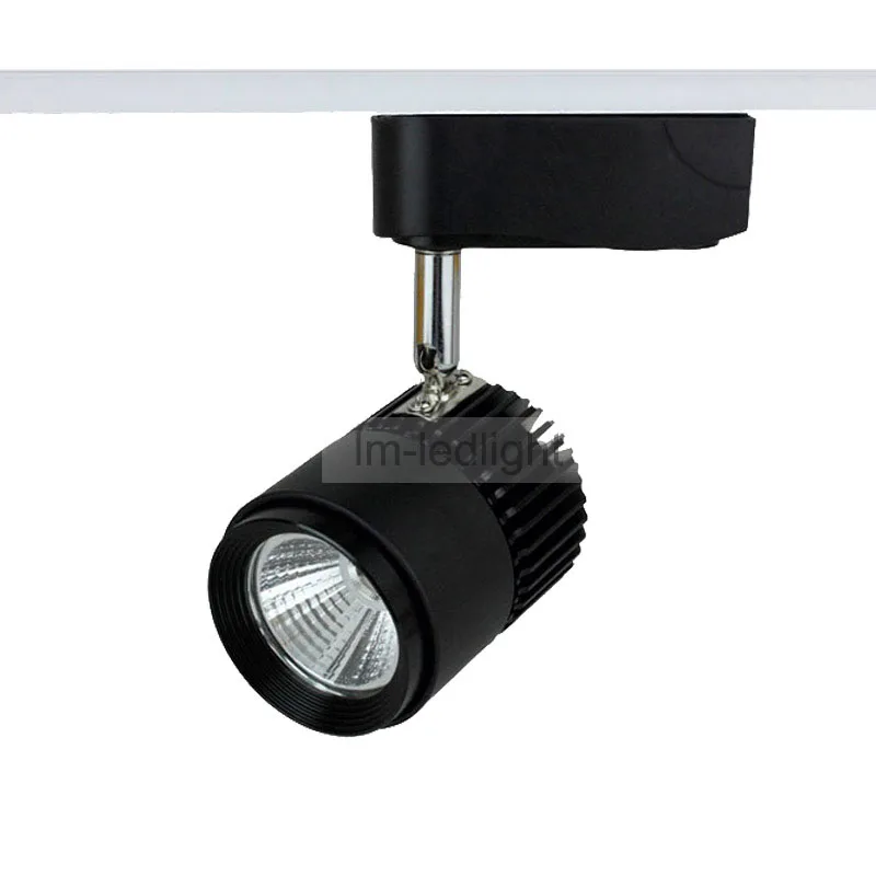 track light 3 wire black led spot 7W 110V 120V 130V 220V 230V 240V led track