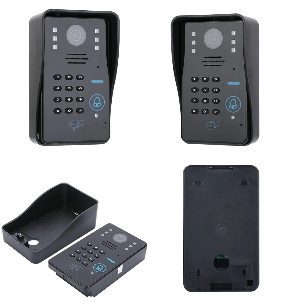7 "TFT RFID пароль видеомонитор домофон дверные звонки системы с IR-CUT камера 1000 ТВ линии система контроля доступа