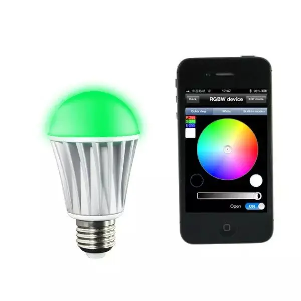 ZJ-WIFI-640E27 WIFI RGB+Warm White LED BulbDimmable Multicolored Color Changing WiFi Bulb | Лампы и освещение