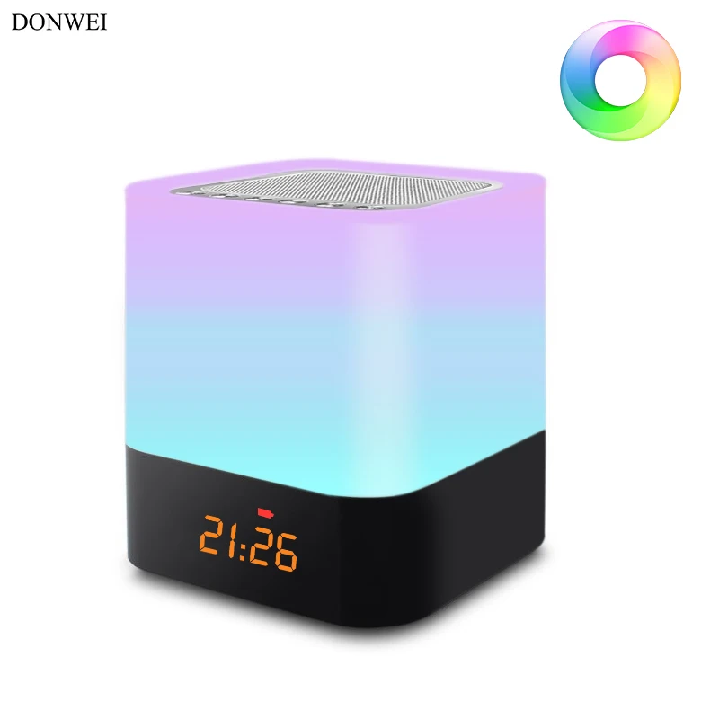 Перезаряжаемый ночсветильник DONWEI RGB комнатная прикроватная атмосферная лампа с