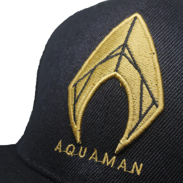 Película de la Liga de la justicia Casual sombrero bordado sombrero estudiante personalizado Hip Hop negro creativo amarillo lona gorra de baseball