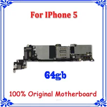 Оригинальная Заводская разблокированная материнская плата для iphone 5 5G 64 GB, материнская плата с полной функцией, материнская плата с установкой, системная плата IOS