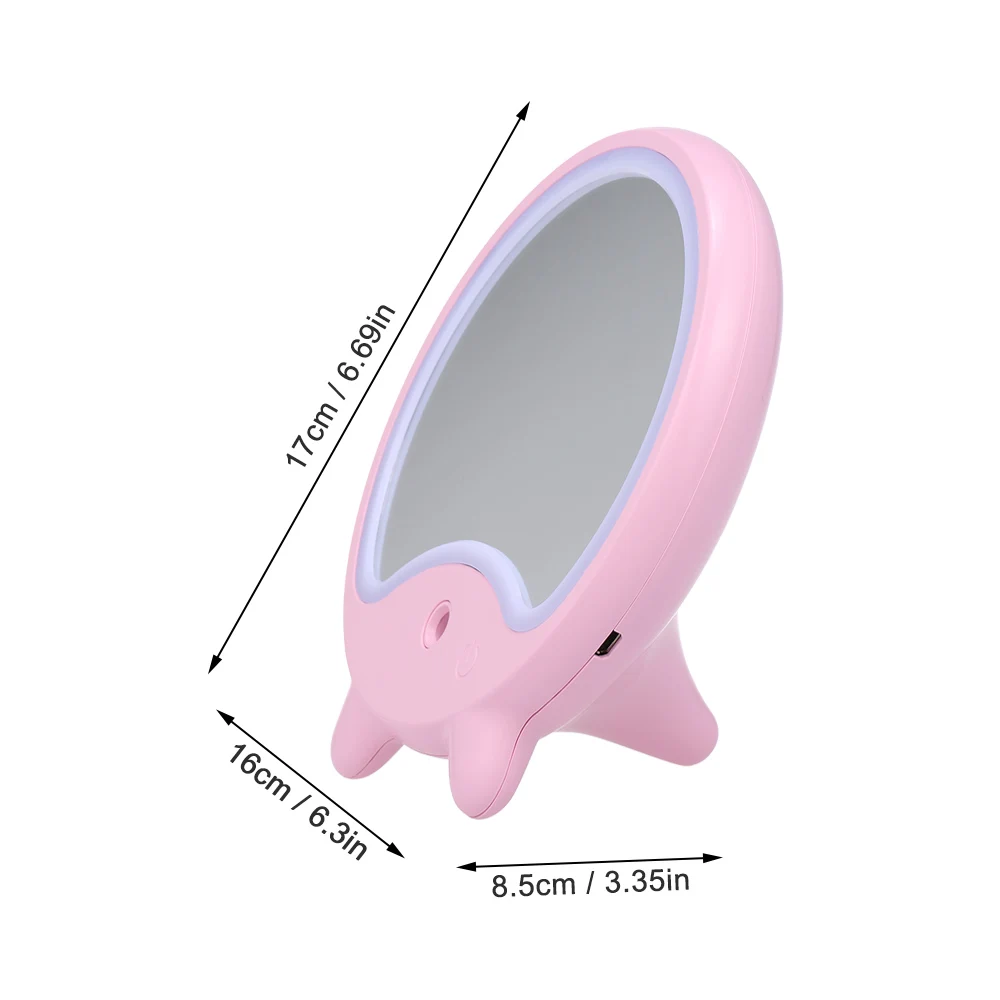 2-в-1 зеркало для макияжа светодиодный освещенные макияж зеркало увлажнитель Нежный зеркало зарядка через usb с подсветкой личный Макияж для Красота