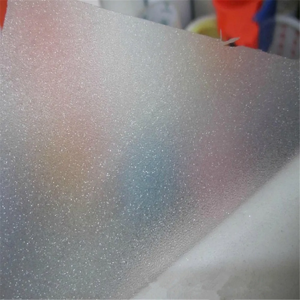60cm wide*500cm Pure Glitter frosted glass film Translucent opaque