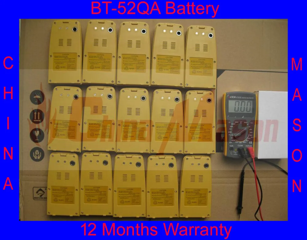 Высокое качество и 100% абсолютно новый аккумулятор Topcon BT 52QA 7 2 В 2700 мАч|topcon battery|battery