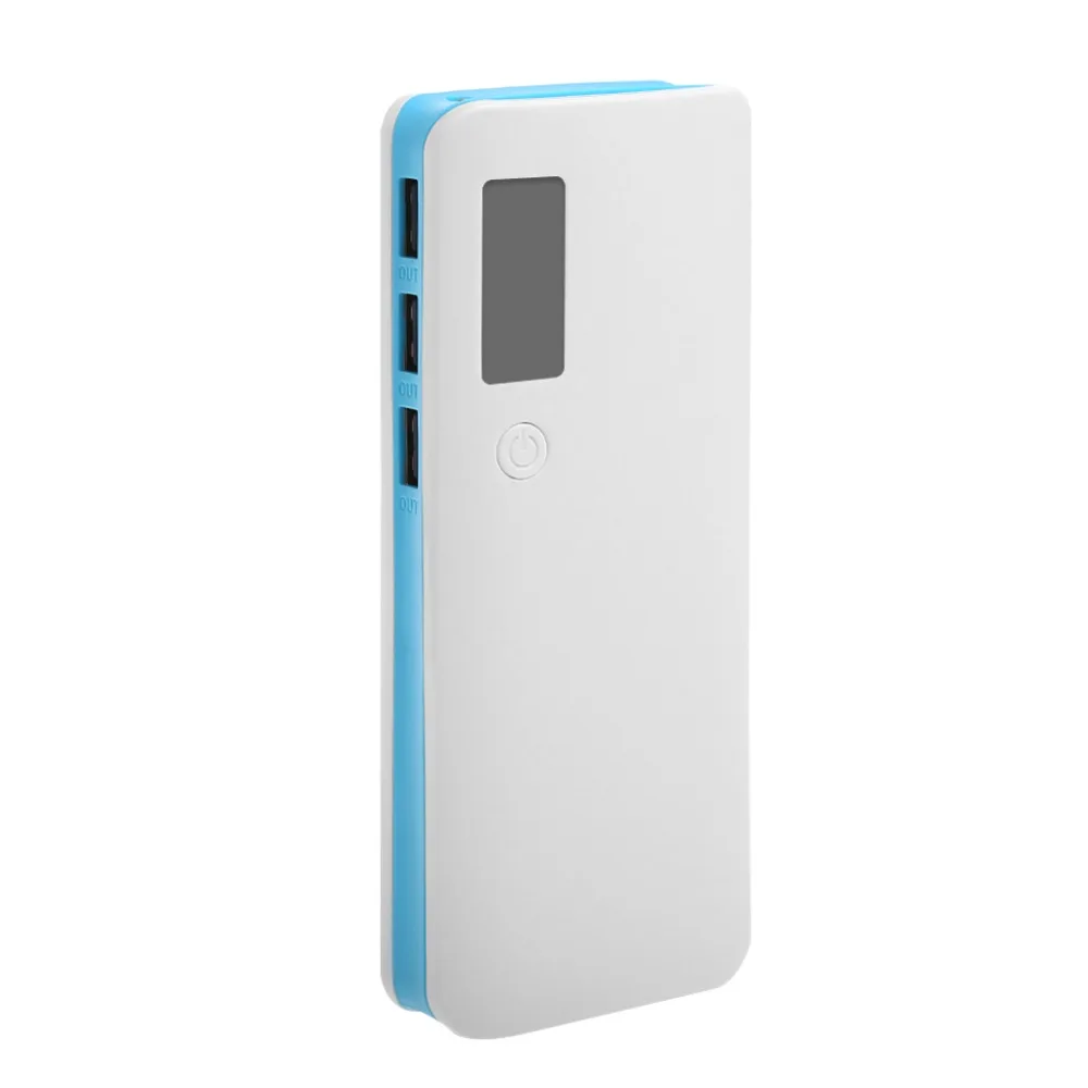 

3 USB Ports 5x 18650 DIY Portable Battery Holder LCD Display Power Bank Case Box