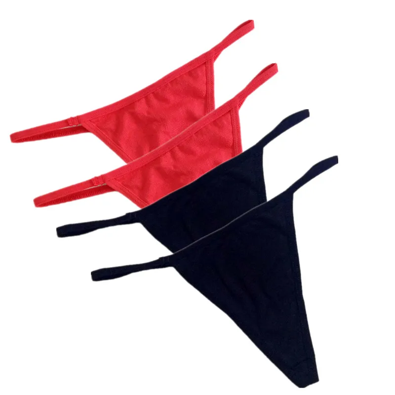 

New Simple G-String Sexy Ladies Cotton Panties Thongs Seamless Women Underwear
