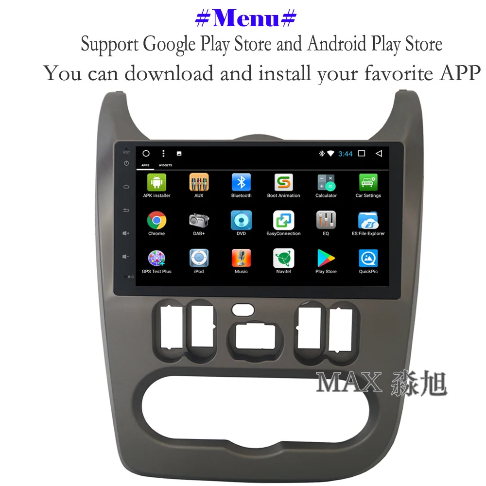 Best MAX 2G+32G Android 8.1.0 Car DVD Player For Renault Logan/Sandero/Duster Autoradio Car Radio RDS Bluetooth WiFi SWC GPS Free Map 2