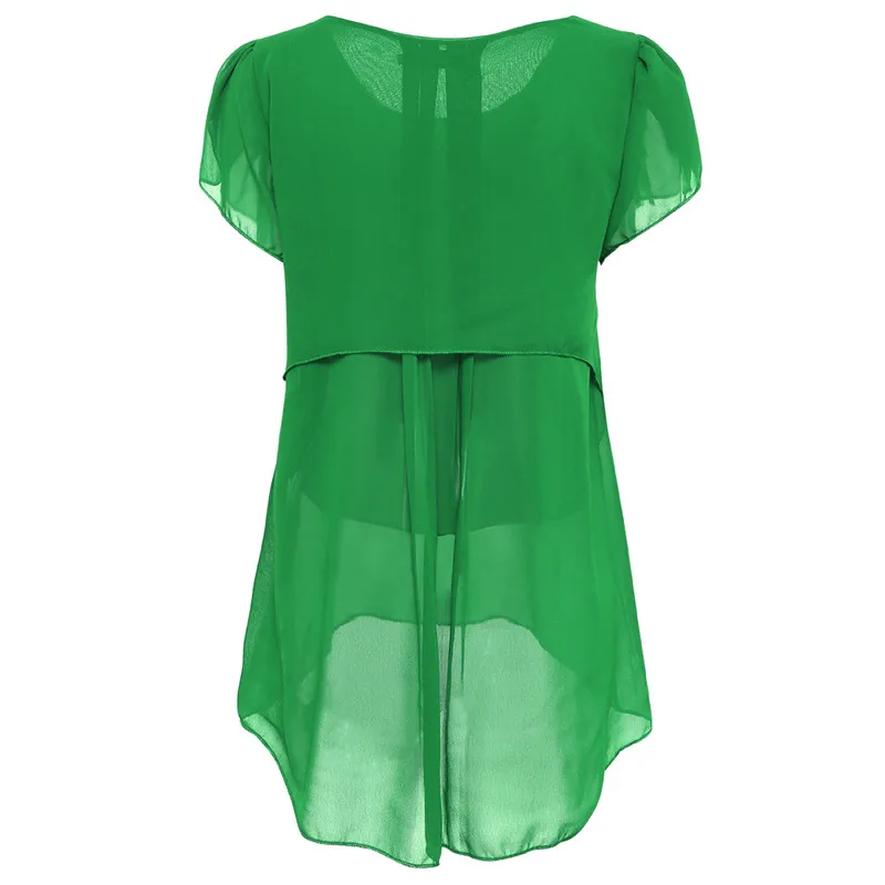 short sleeve chiffon blouse (8)