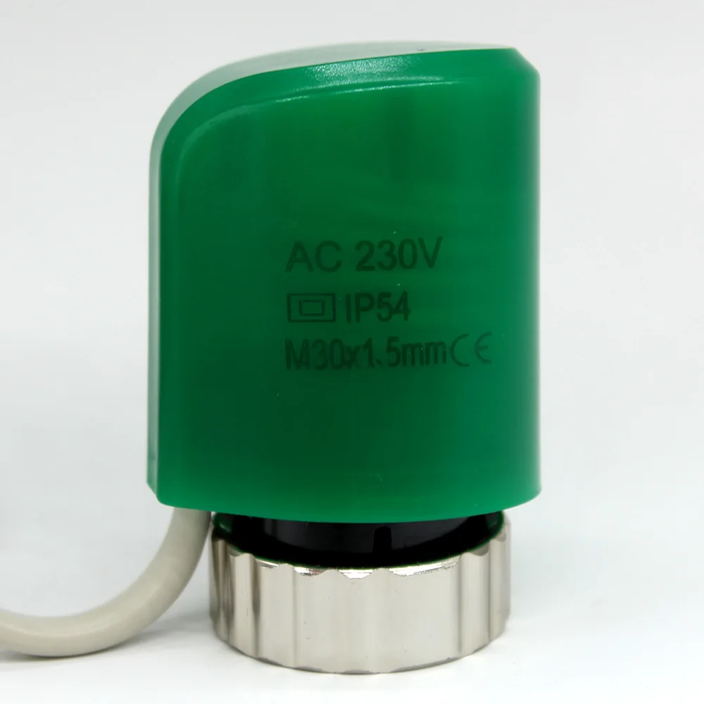 Electric Thermal Actuator For Manifold Underfloor Heating System Room Radiant Radiant Valve Calefaccion Suelo Radiante Actuador