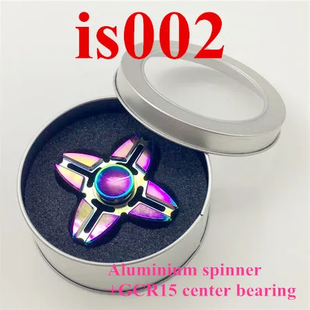 1 шт. детский подарок EDC Tri-Spinner игрушки краб ручной Спиннер металлический Спиннер палец гироскоп взрослые с СДВГ декомпрессия Спиннер игрушка - Цвет: 1 pc GCR15 Colorful