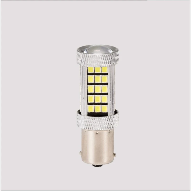 2 шт. Высокая мощность супер яркий 1156 P21W BA15S BAU15S 66 SMD 2835 светодиодный стробоскоп