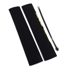 Guêtre de fourche en néoprène noir | Protecteur de moto, moto, fourchette de moto 50mm X 355mm pièces de rechange pour moto