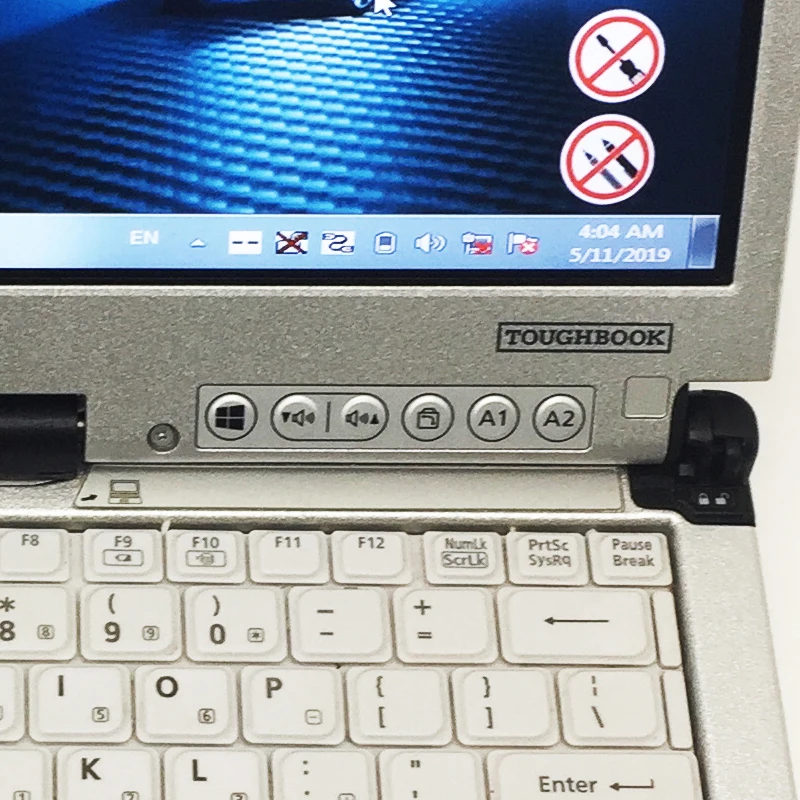 TOUGHBOOK CF-C2 PC CF C2 i5 CPU y hdd MB STAR C4/C5 software completo X-ENT-RY/DAS/vediamo/dts/epc/