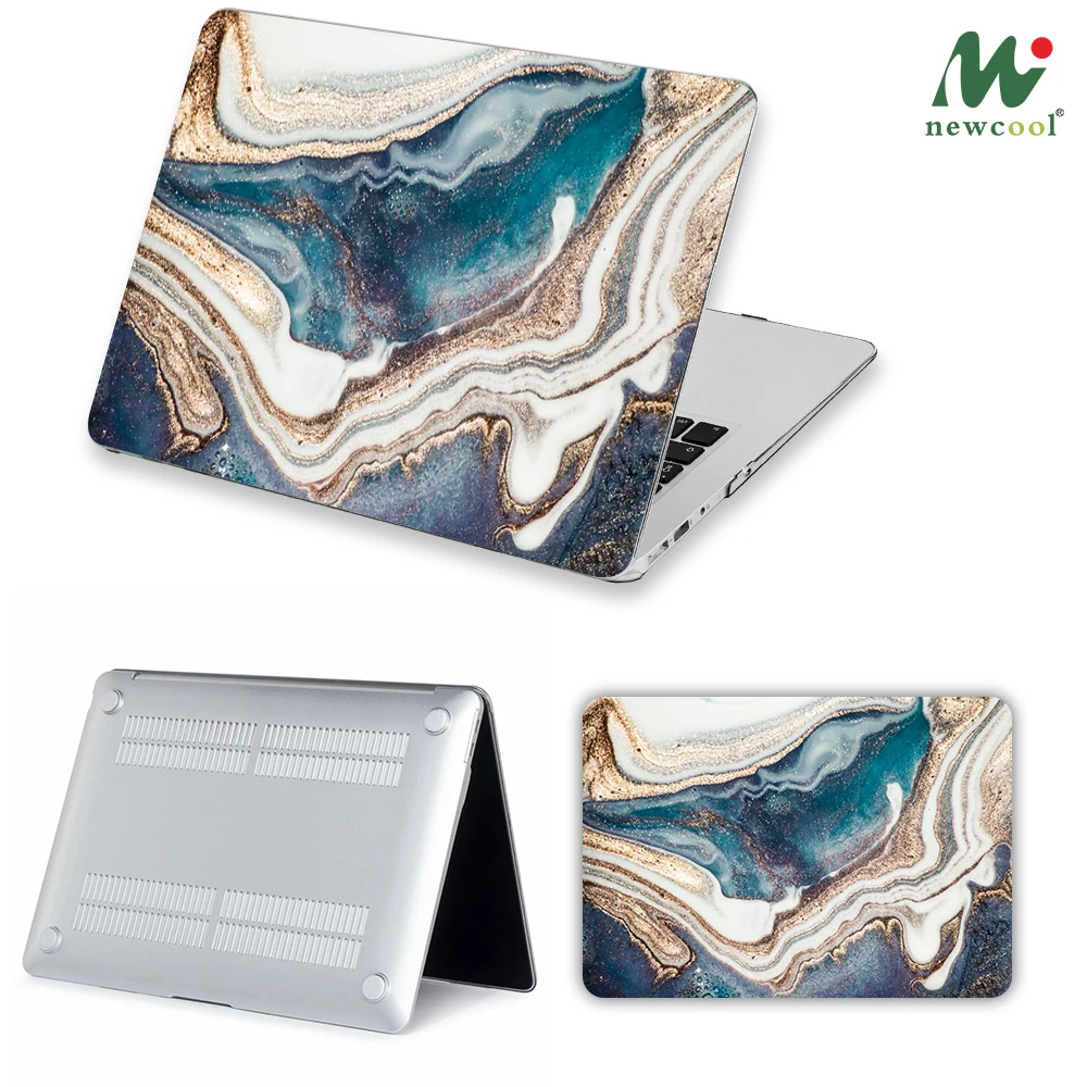 Новый мраморный чехол для MacBook Air Pro retina 12 13 15 mac book 3 4 дюймов ноутбука защитный